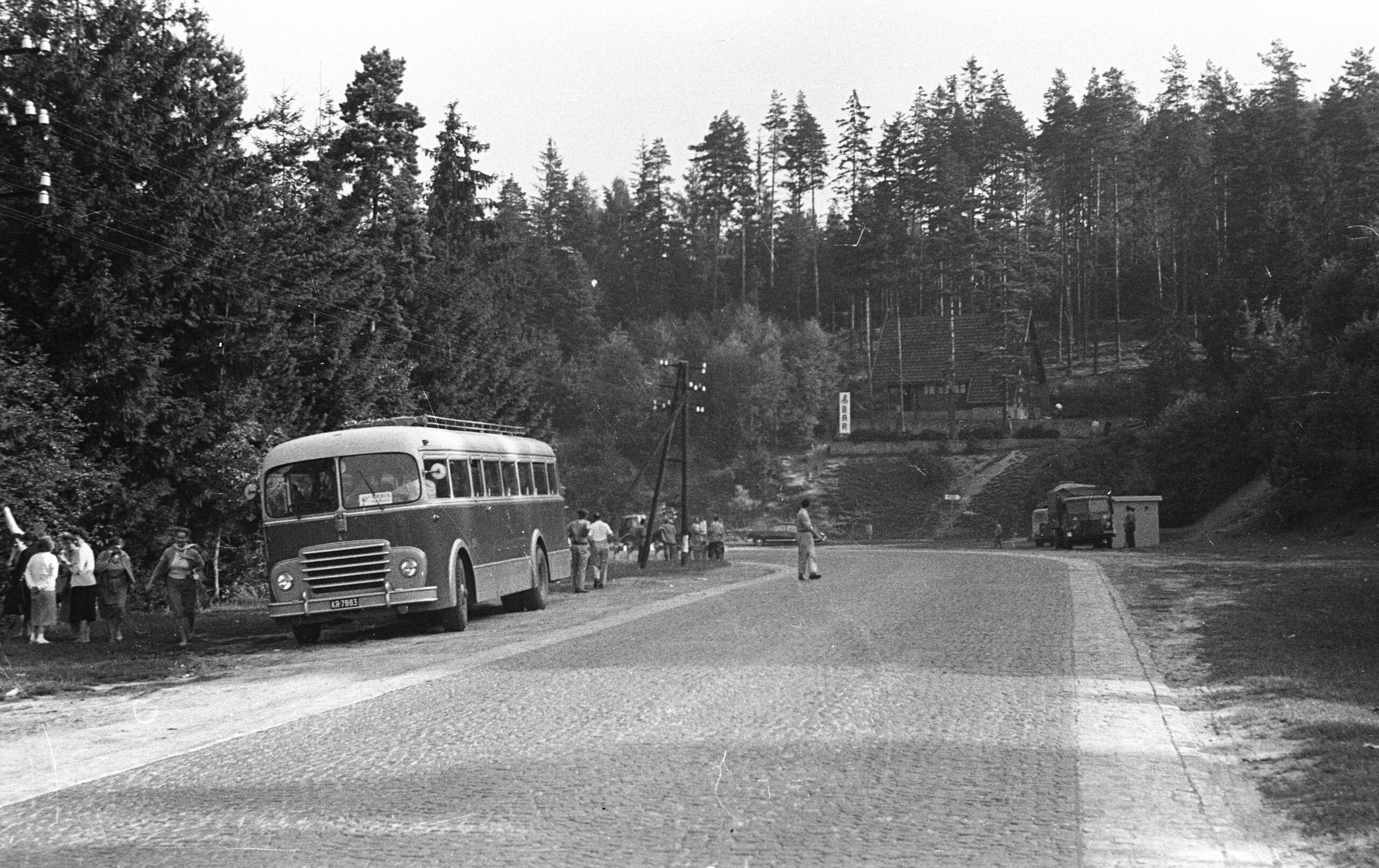 Kuźnice w Zakopanem w 1958 roku, dawne Homry