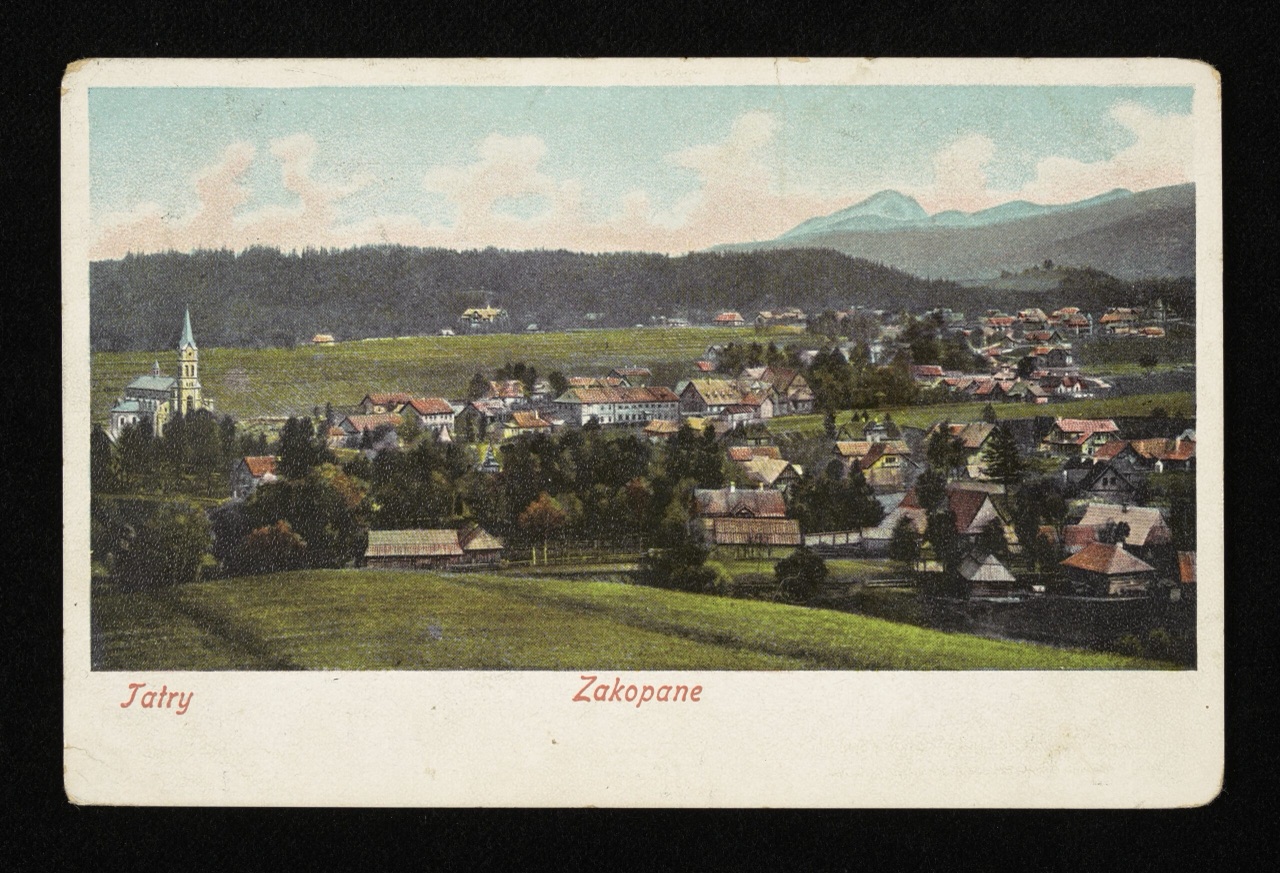 Zakopane i Tatry na fotograficznej pocztówce z 1908 roku